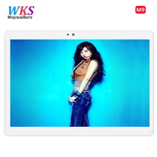 Waywalkers M9 10 дюймов 4 г LTE планшетный ПК Android 6.0 Octa core 4 ГБ Оперативная память 64 ГБ Встроенная память 1920*1200 IPS USB Интерфейс GPS Bluetooth таблетки