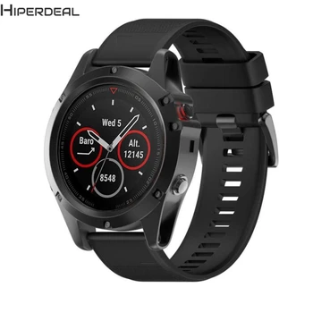 

HIPERDEAL New Replacement Silicagel Quick Install Band Strap For Garmin Fenix 3 HR / Fenix 3 Hot 17Dec15 Drop Ship F