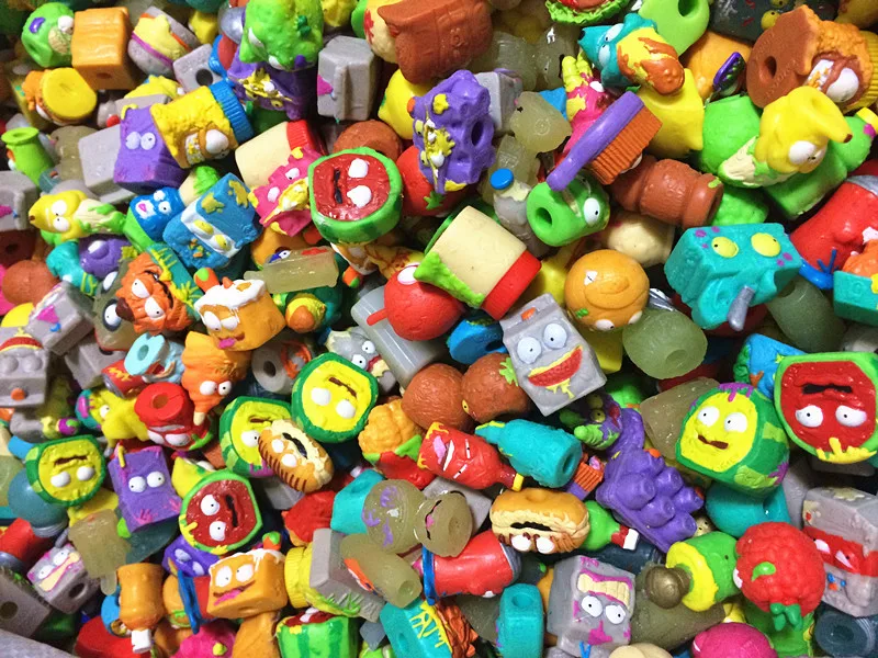 20 шт./лот мини игрушки для покупок в Grossery Gang фигурки мусорных отходов аниме кукла