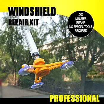 

Professional 1Set Car Windshield Repair Tools With Vacuum Function For Glass Windscreen Restore Polishing Instrument Repair Kits