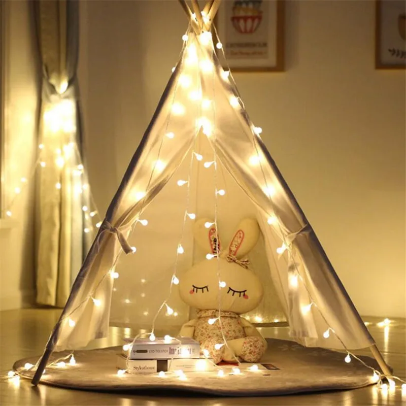 5 M 28 bolas LED Luces De Navidad al aire libre Año Nuevo Garland LED Luces De hadas Luces De Navidad Partido De la boda decoraciones 5 M 28 bolas LED Luces De Navidad al aire libre Año Nuevo Garland LED Luces De hadas Luces De Navidad Partido De la boda decoraciones