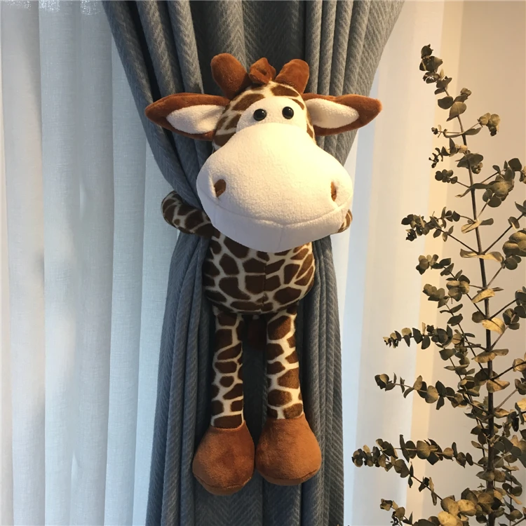 

Cartoon Giraffe 45cm Soft Stuffed Doll Curtain Buckle Plush Toys Home Decoration Birthday Gift #1517