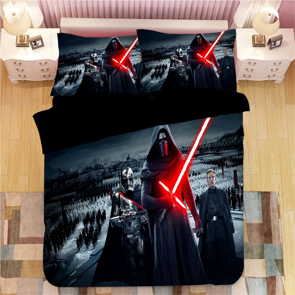 3d Star Wars Bedding Set Duvet Cover Set Pillowcases Single Double