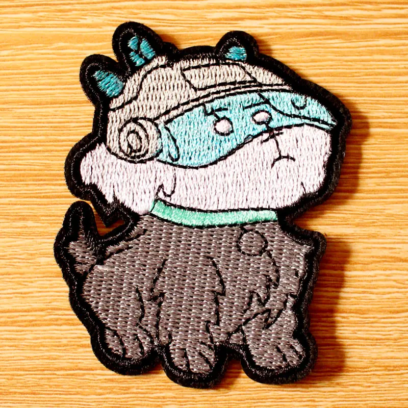 

Rick and Morty Anime Patch Iron On Patches On Clothes Stripes Embroidered Patches For Clothing Patch Cartoon DIY Sewing On Decor