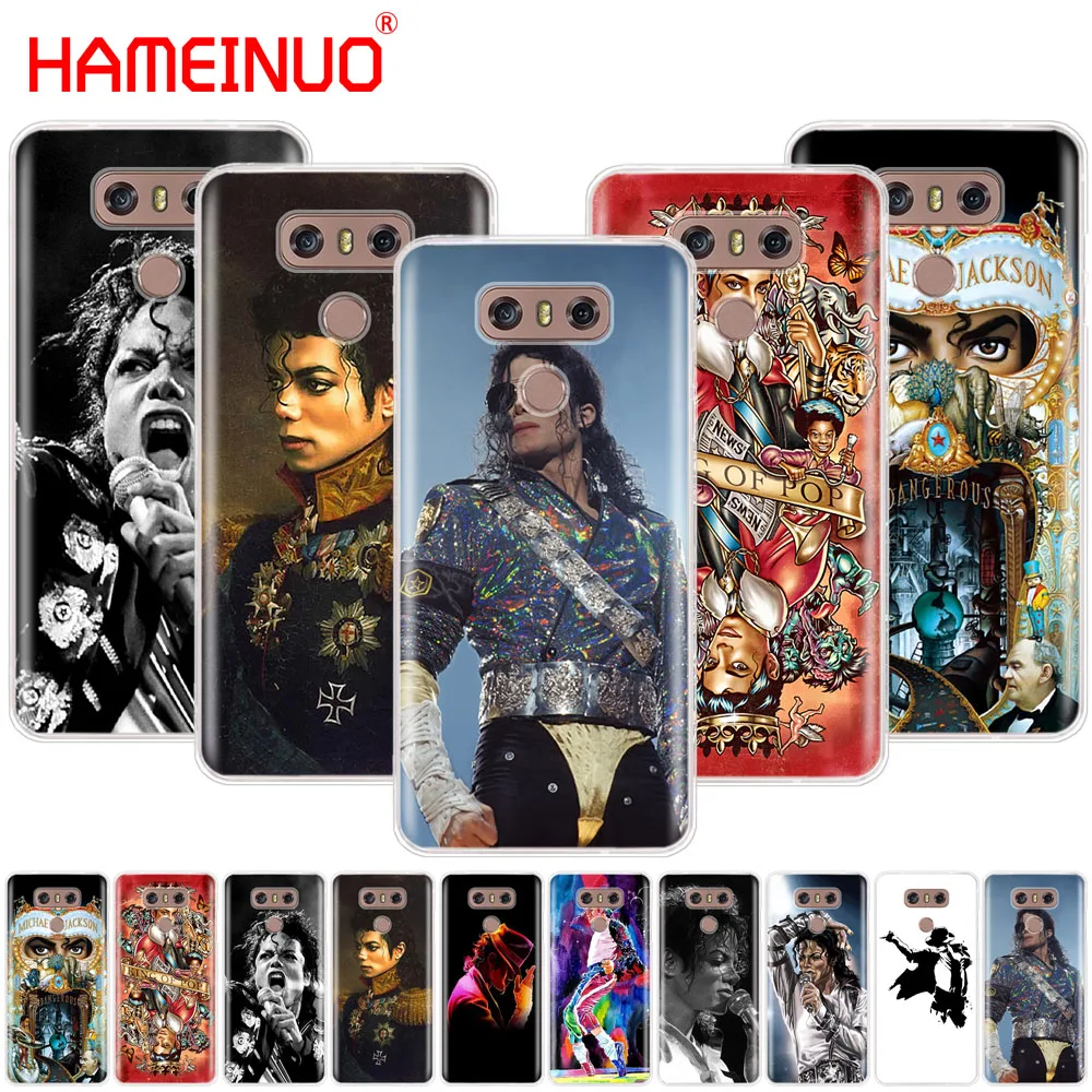 

HAMEINUO Michael Jackson dancing king Design case phone cover for LG G7 Q6 G6 MINI G5 K10 K4 K8 2017 2016 X POWER 2 V20 V30 2018