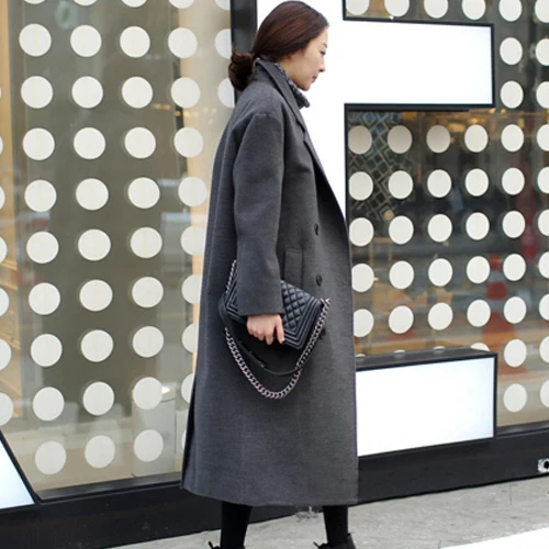 New arrival 2017 winter wool coat women loose cocoon thickening warm woolen coat outerwear large size New arrival 2017 winter wool coat women loose cocoon thickening warm woolen coat outerwear large size