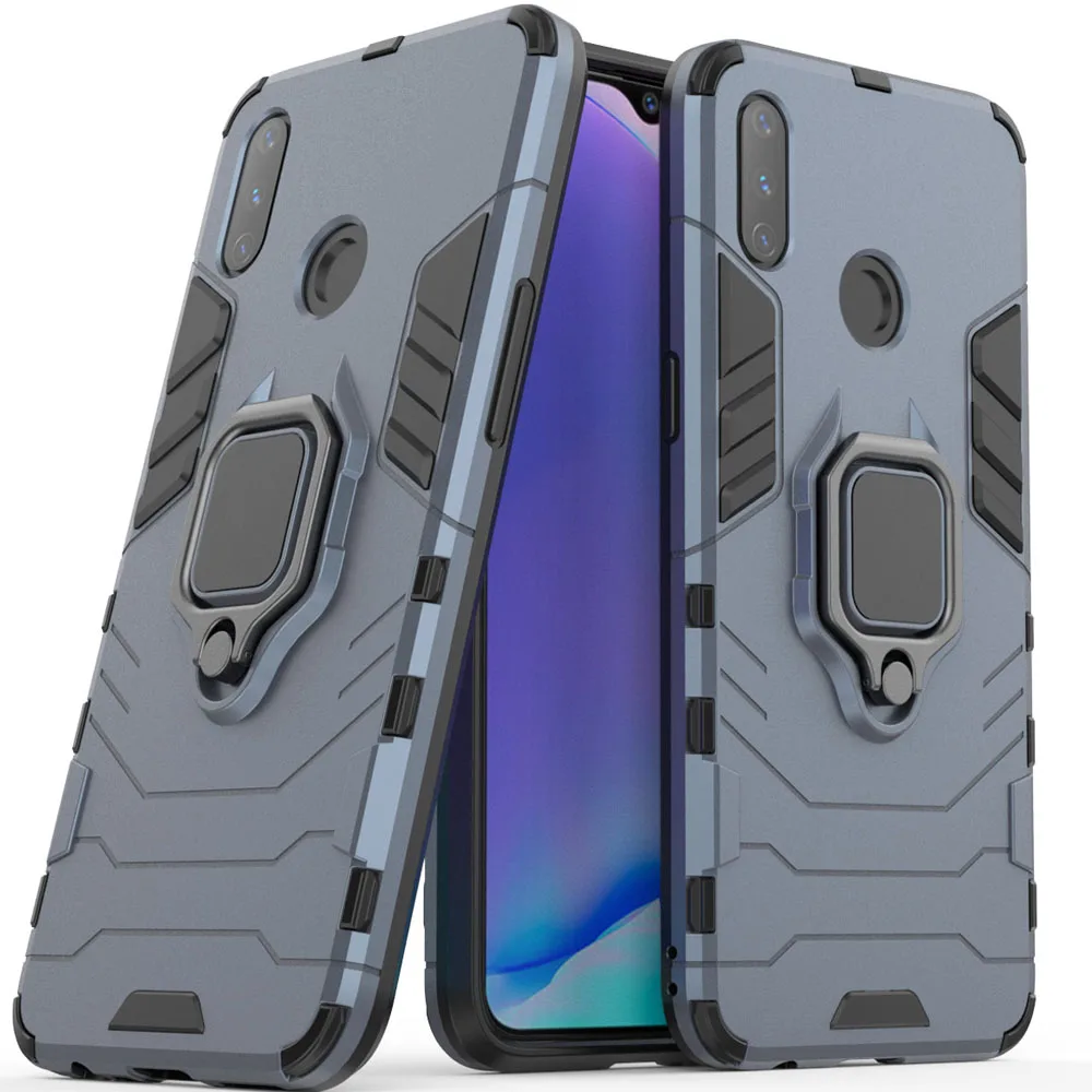 Для OPPO Realme 3 чехол металлический палец кольцо держатель Броня анти детонационный