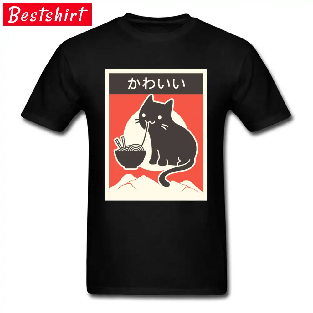 ramen and cats shirt