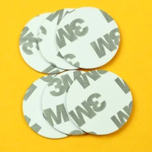 10 шт. 125 кГц TK4100 EM4100 RFID Монета ID карты с 3M аденсивная наклейка только для чтения диаметр 25 мм для контроля доступа