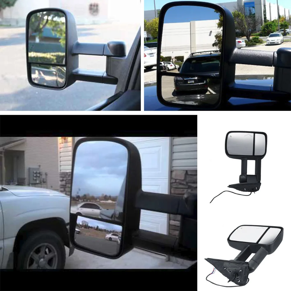 Partol 2 шт./компл. Широкий формат заднего вида Буксировка зеркало для Chevrolet GMC Cadillac 2003