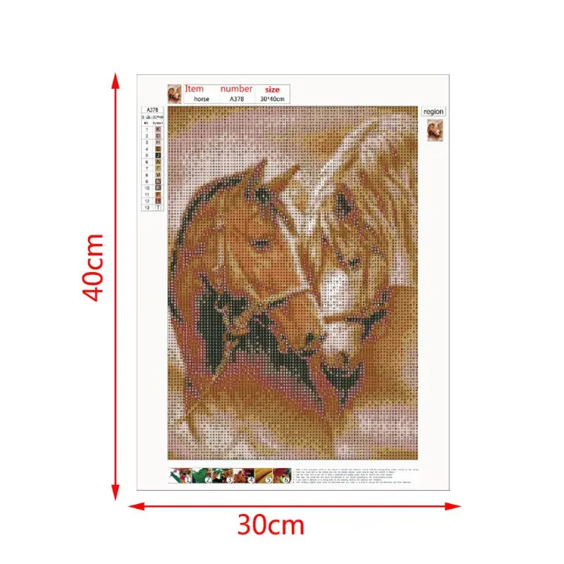 Лошадь DIY 5D полная дрель алмазная живопись вышивка крестиком Набор Мозаика