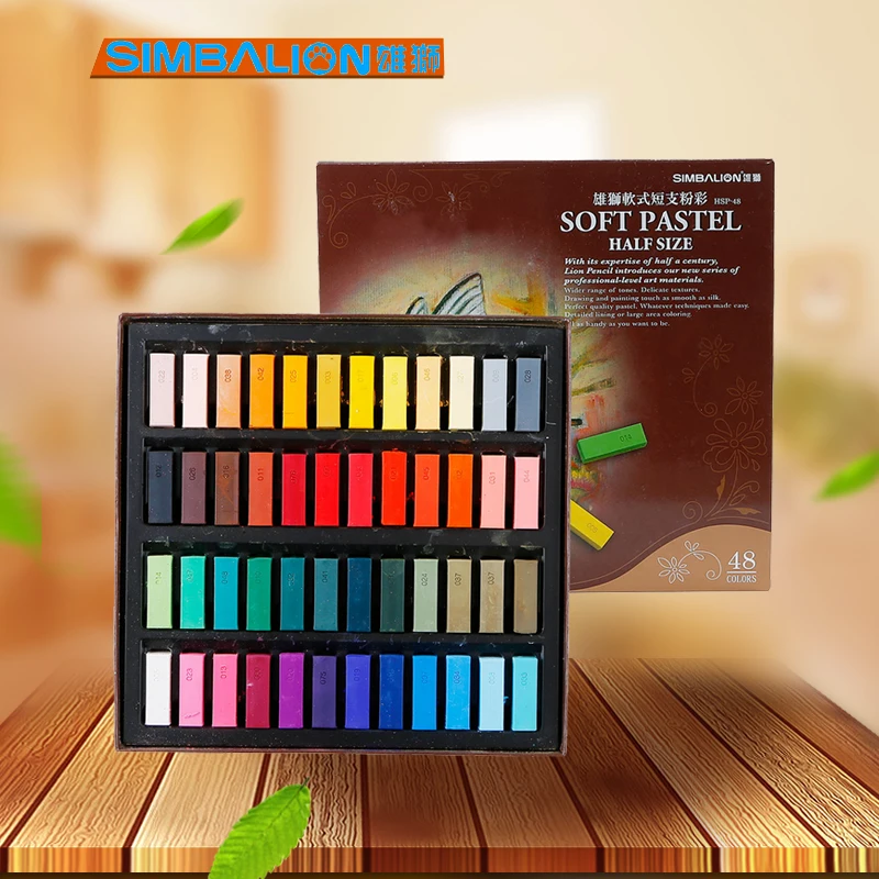 SIMBALION мягкий пастельный 24 и 48 цветов Master Pastel DIY Краска для волос цветной мел граффити эскиз художественный дизайн принадлежности для рисования