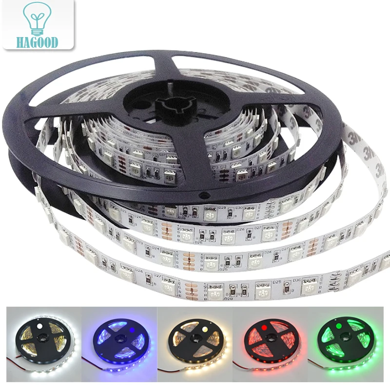 Светодиодная лента высокой яркости DC12V 3528SMD 5 м/лот гибкий светодиодный
