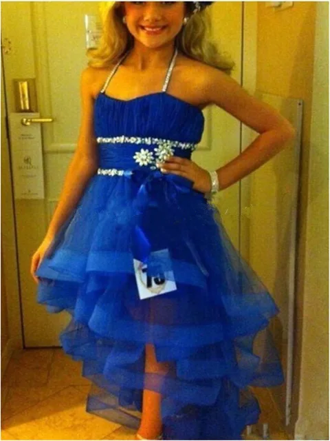 royal blue pageant dress