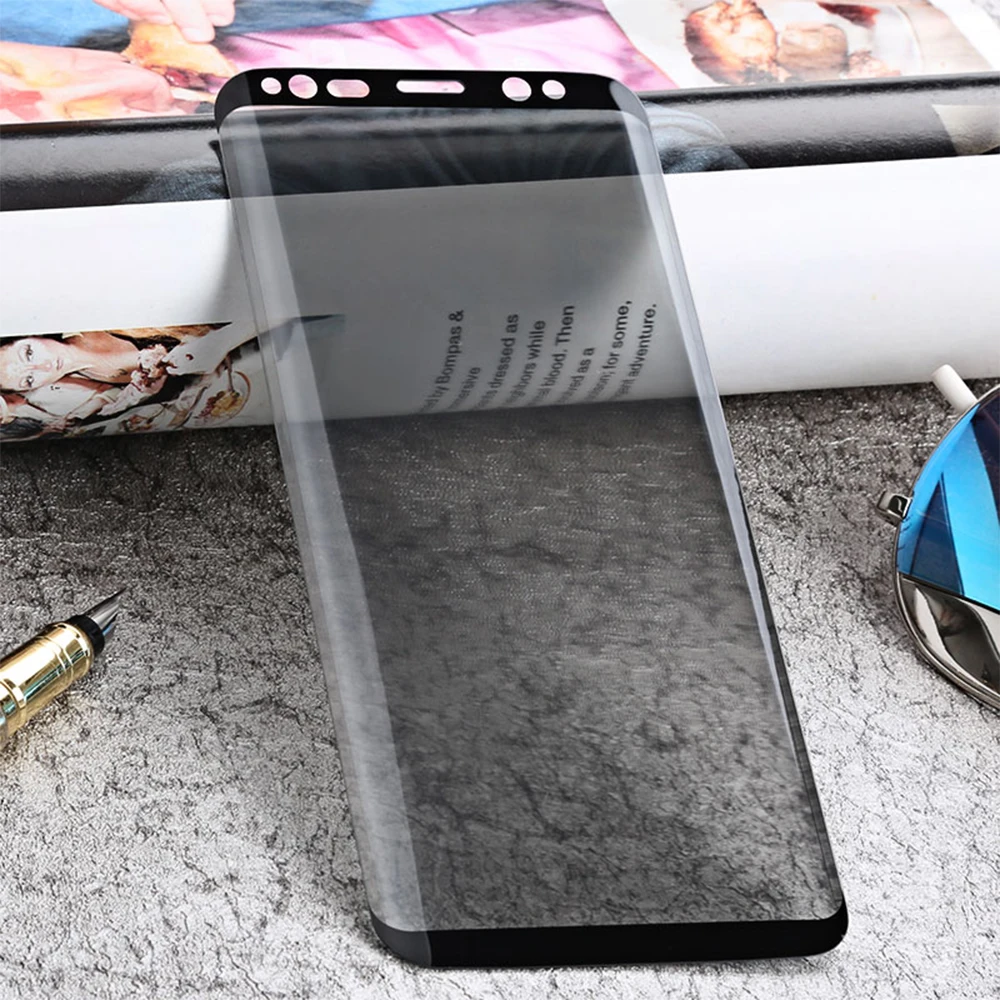 3D изогнутый край Полное покрытие закаленное стекло для Samsung Galaxy S8 S9 Plus Note 8 9 Note8 Note9