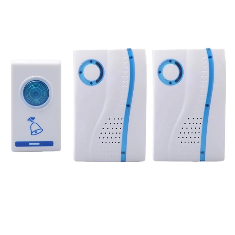 Wireless Home Security Doorbell 32 Songs Door Bell +1 Receiver2 Receiver Optional 3