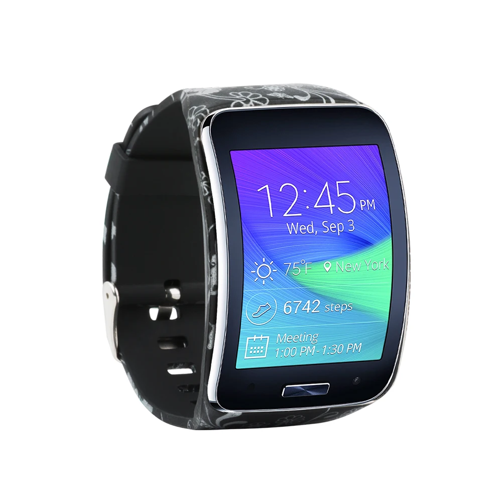 

(SXHS750) N00*01 Replacement wristband Replacement Bracelet Strap Band for Samsung Gear S R750 Smart Watch SM-R750