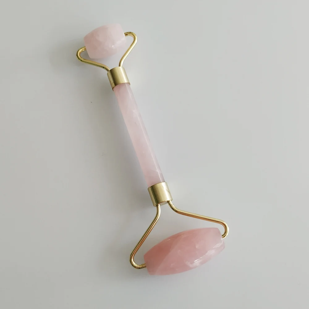 Natural Rose Quartz Facial Massage Crystal tool Body Jade Massager  (2)
