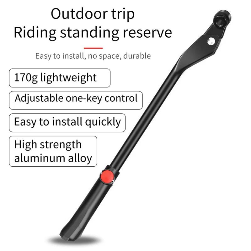 

Bike Rear Mount Kickstand Bicycle Parking Rack Support for Mountain Road Bike FI-19ING