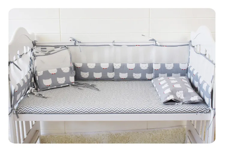 Младенческой кроватки Cot Декор Детская кроватка Постельное белье для девочек и мальчиков кроватки Постельное белье хлопок мягкий лист