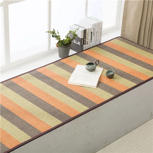 

Japanese Tatami Large Bamboo Carpet Mat 200*90cm Oriental Design Floor Yoga Mattress Rug For Home Indoor Bedroom Mat Carpet