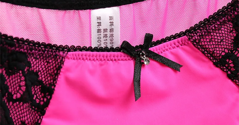 Women Sexy Lace Panties Seamless Cotton Breathable Underwear Hollow Briefs Plus Size Girl New Panty 35