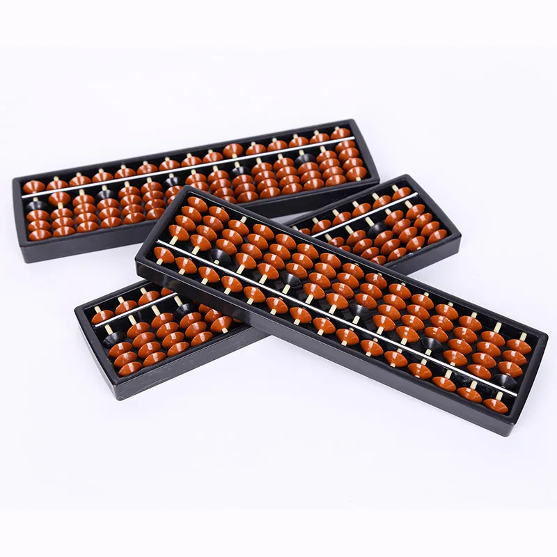 Горячая математические игрушки пластиковые Abacus 15 цифр арифметический инструмент детские математические обучения помощи какуляционные игрушки подарки для маленьких детей