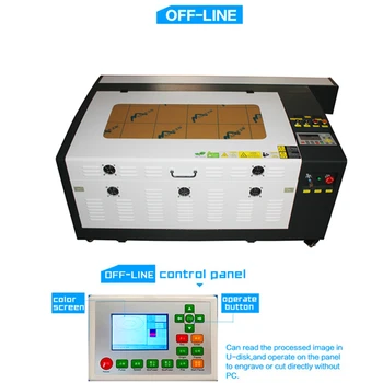 

Free delive co2 laser engraving Ruida 100w4060 laser engraving machine 220v /110v laser cutter machine diy CNC engraving machine