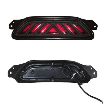 

Red Lens Rear Bumper Fog Light Tail Lamp LED Cover For Toyota CHR C-HR 2017-18