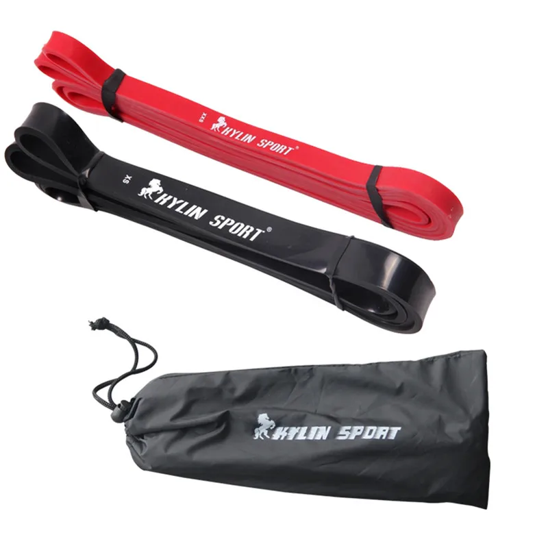 

black and Red combination Cheaper Natural latex 41" Strength Resistance Bands Pull Up Strengthen Muscles