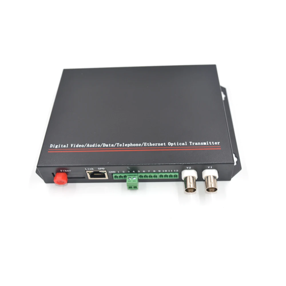 Волоконно оптические медиа конвертеры для передачи данных видео/Ethernet/RS485 (один