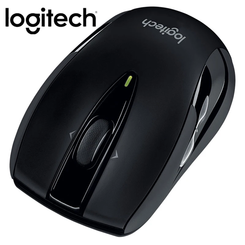 Оригинальная logitech M545 Беспроводной Мышь лазерный 2.4GH Беспроводной Мышь с двумя дополнительными кнопки для большого пальца для ПК игровой ноутбук для дома и офиса Мышь