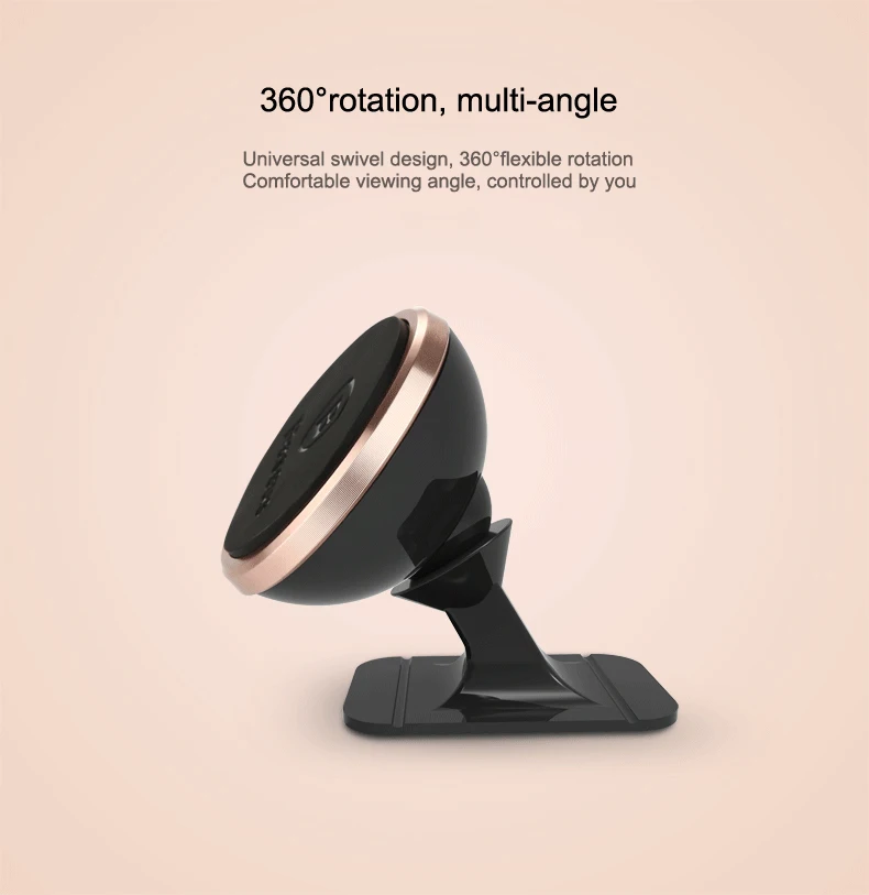 mobile wall stand Baseus Universal Car Phone Holder 360 Degree GPS Magnetic Mobile Phone Holder For iPhone X magnet phone Holder stand in car mobile stand for car