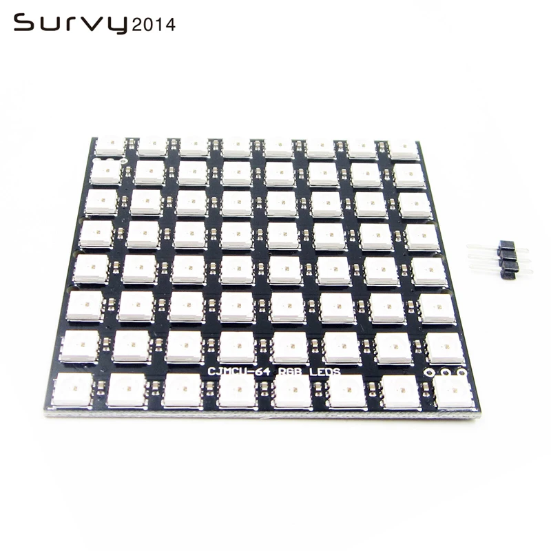 

WS2812 LED 5050 RGB 8x8 64 LED Matrix