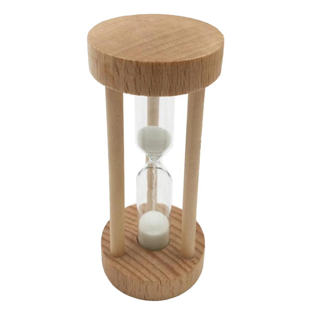 1Pcs 3minutes Wooden Frame Colorful Hourglass Sandglass Sand Clock Timers Kitchen Egg Cooking Timer Counts Watch