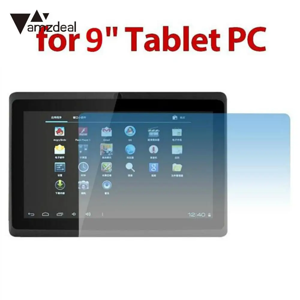 

amzdeal Universal 9" Android Tablet HD Anti-fingerprint Screen Protector Film Cover Shield 2017 New