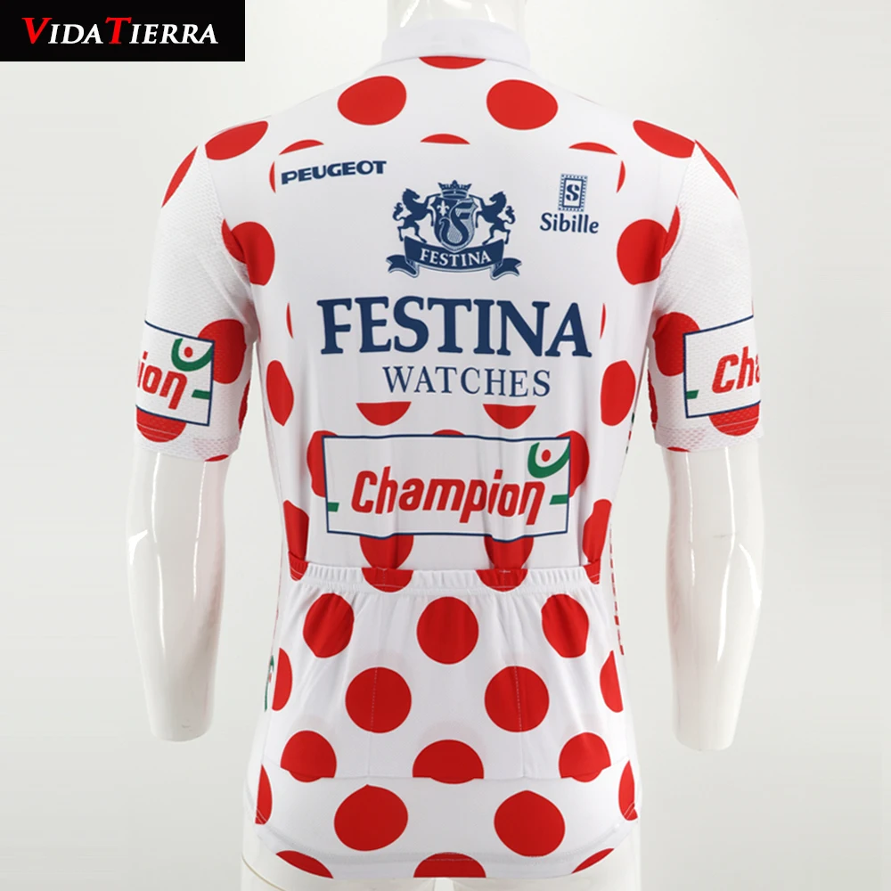 VIDATIERRA для мужчин Велоспорт Джерси Белый Красный mtb Джерси go pro classic can custom pro Гоночный комплект женских купальных костюмов ciclismo lucky COOL