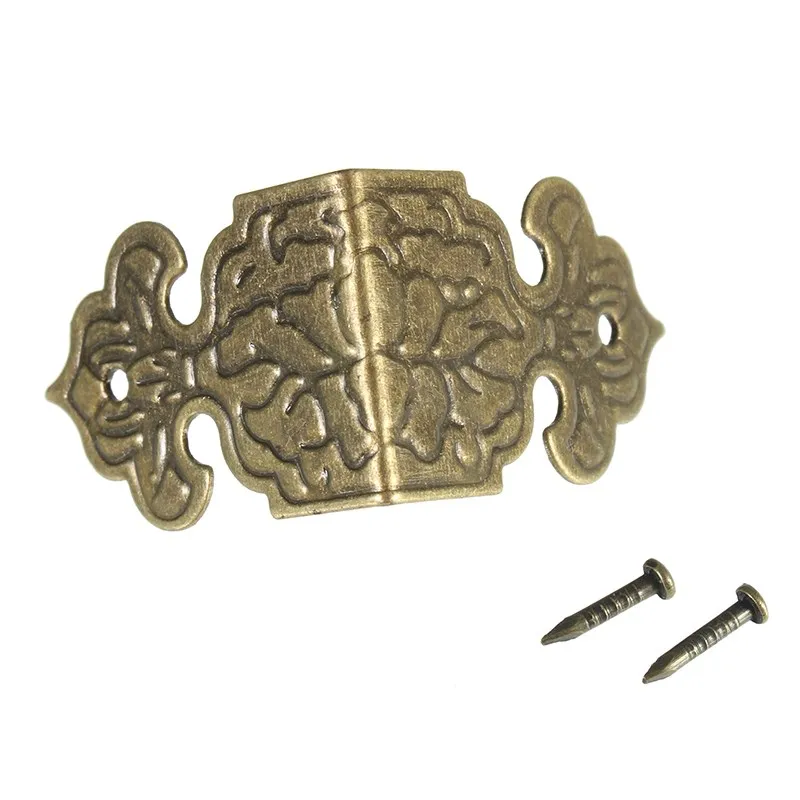 MTGATHER 12pcs Decorative Corner Bracket for furniture Wooden Box Feet