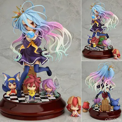 

Anime Life No Game No Life 2 Shiro Game of Life Painted second generation Game of Life 1/7 scale PVC action figure model