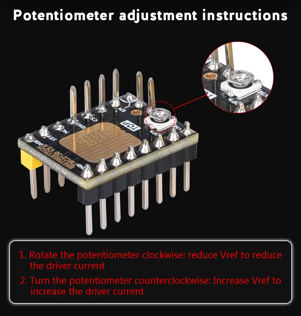 BIQU BIGTREETECH TMC2130 V3.0 SPI Драйвер шагового двигателя VS TMC2208 TMC2100 драйвер для SKR V1.3/V1.1 3D принтер плата контроллера