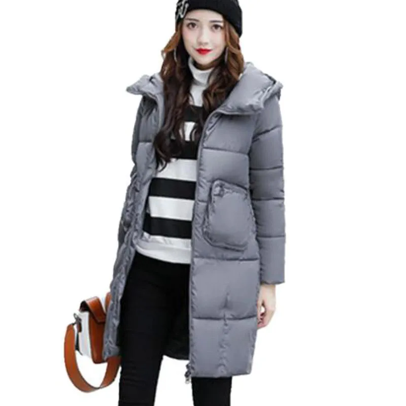 Feminino Green orange Taille Veste Mujer Femmes Jaqueta Capuchon Casacos Noir army Plus Rembourré Chaquetas Hiver Manteau gris Feminina rose À Belle Parka Zy4616 La rouge D'hiver 1FJlKc
