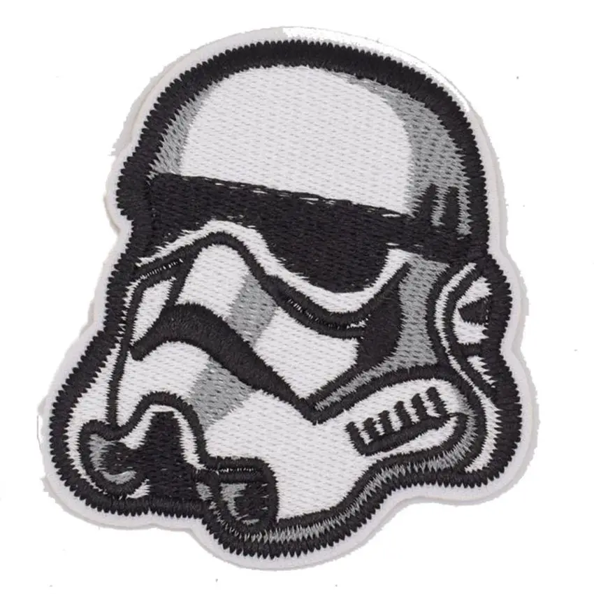 

2018 Real Sale 3d 1pcs Star Wars Jurassic Patch Movie Stranger Things Iron On Patches For Clothes Sewing Black Badge Parches