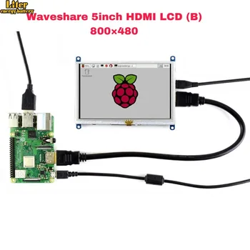 

5inch HDMI LCD (B) 800*480 Resistive Touch Screen,5'' HDMI LCD/monitor,Support Windows 10/8.1/8/7,various systems