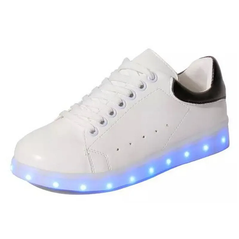 

Women Led Shoes 2016 New Luminous Shoes 7 Colors Led Shoes for Adults LED Women Fashion 9C43