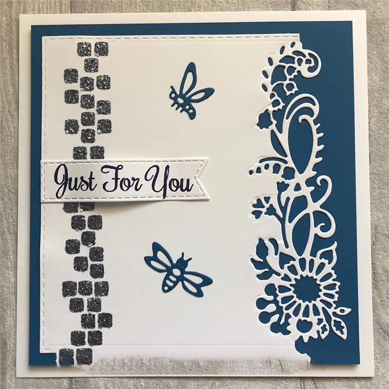 

DiyArts Lily of The Valley Edger Flowers Metal Cutting Dies for DIY Scrapbooking Album Embossing Paper Cards Crafts Die Cuts