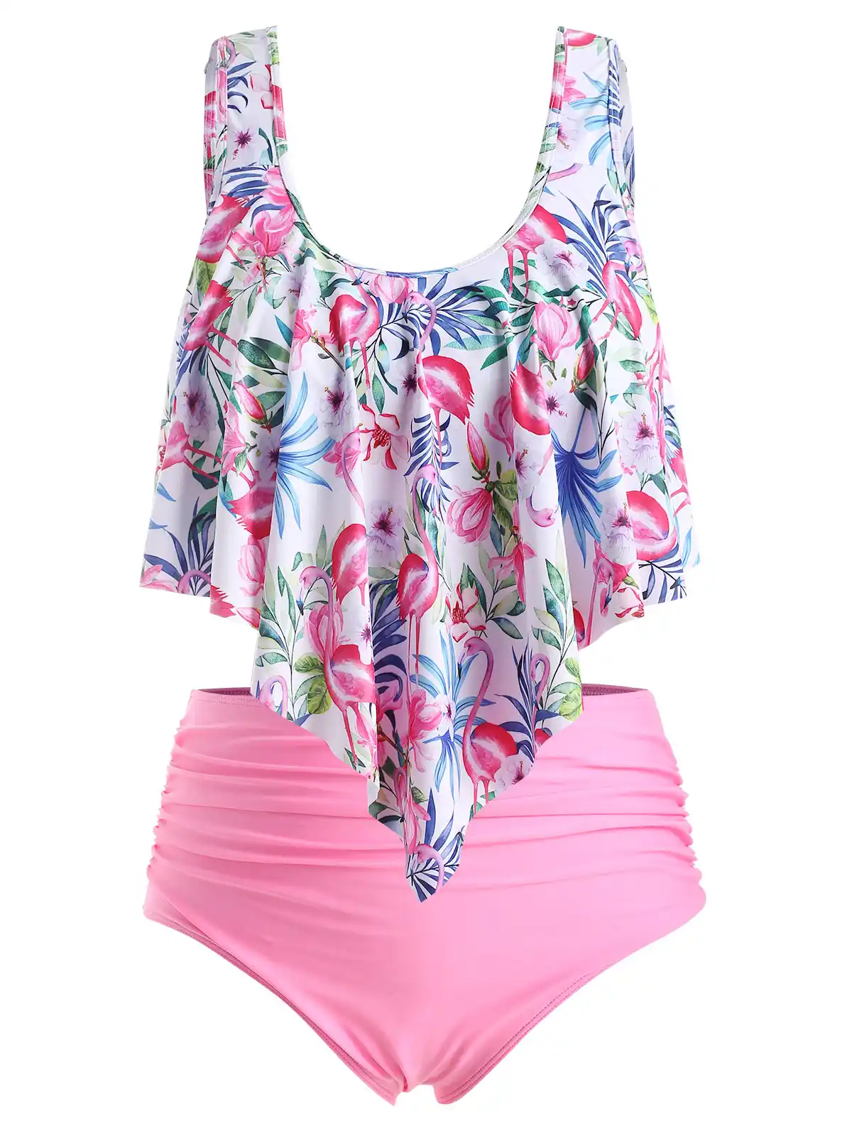 plus size high rise bikini