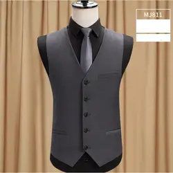 Британский стиль Для мужчин Colete Masculino куртка без рукавов жилет мужской костюм жилет костюм платье жилеты