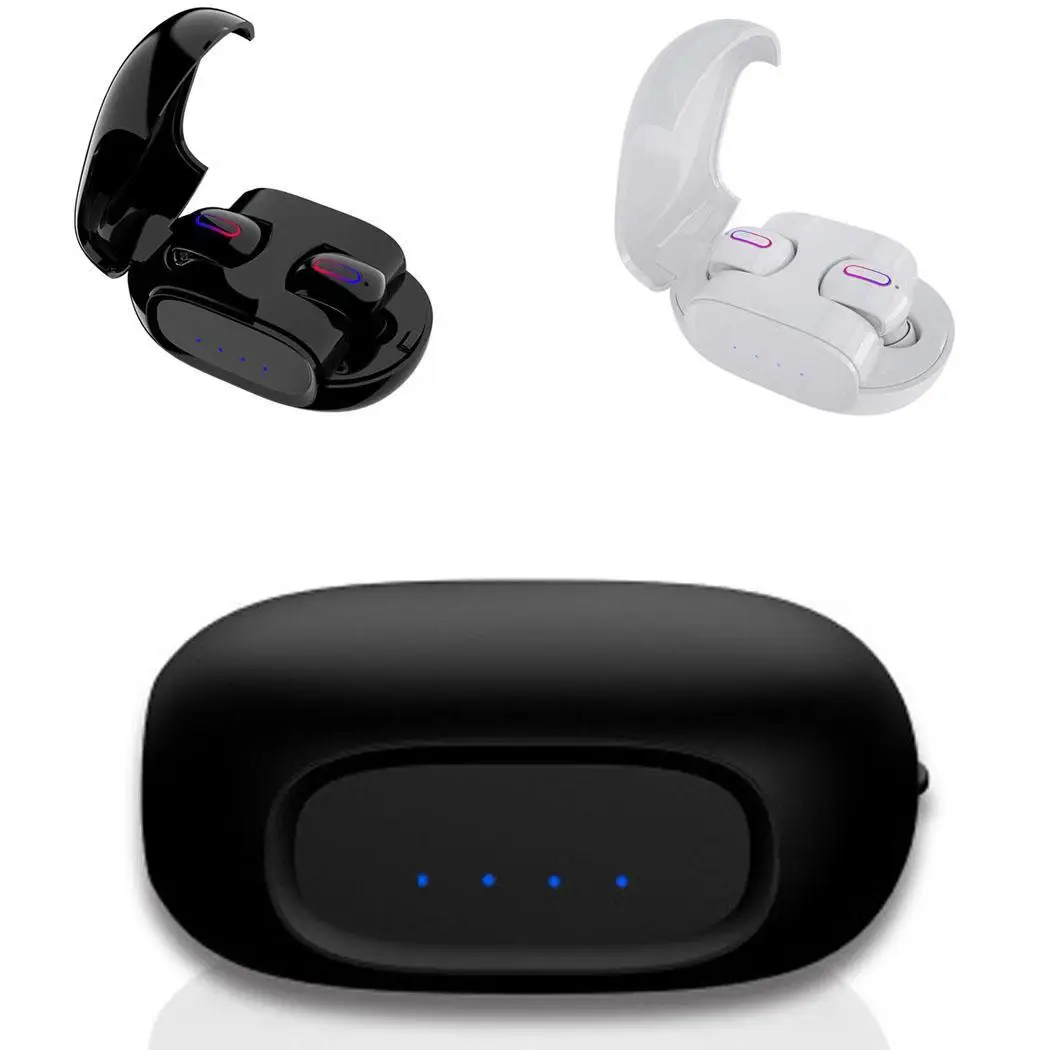 Беспроводные Bluetooth Hifi наушники стерео спортивные вкладыши с зарядной