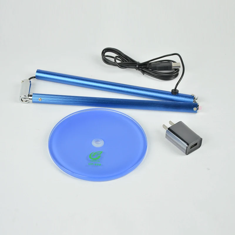  GP-608 LED Desk Lamp DC5V Third Gear Dimming Eye Protection Flexible Reading Study Office Table Lig