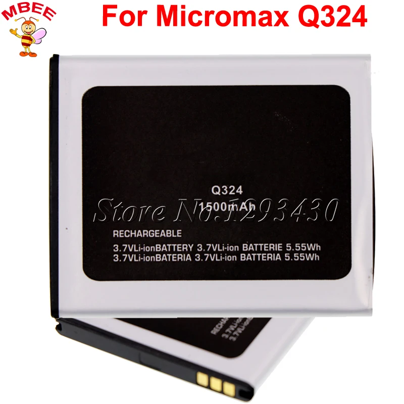Высококачественный аккумулятор 1500 мАч для Micromax Q324|battery for micromax|battery forbattery micromax |
